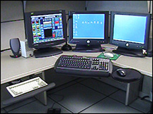 A dispatch position at our Back-Up Center.